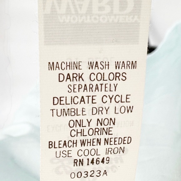 Vintage Baby Blue Lace Satin Camisole Size 32 - Picture 6 of 6